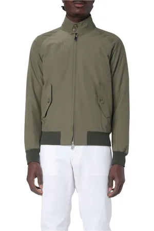 Baracuta Kurtki, Mężczyzna, Zielony, 2XS, Klasyczna Kurtka Harrington w kolorze Army