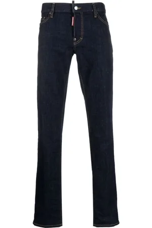 Dsquared2 Jeansy, Mężczyzna, Niebieski, M, Niebieskie Skinny Jeansy