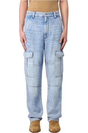 Isabel Marant Jeansy, Mężczyzna, Niebieski, W38, Luźne jeansy cargo