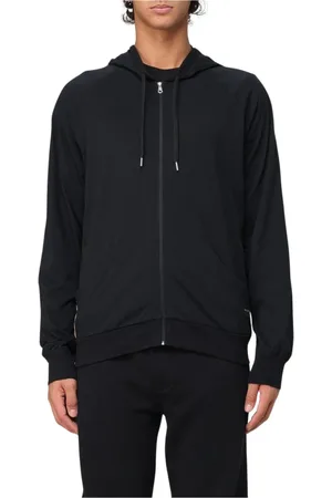 Paul Smith Bluzy, Mężczyzna, Czarny, S, Niebieski Bluza Zip Up Activewear