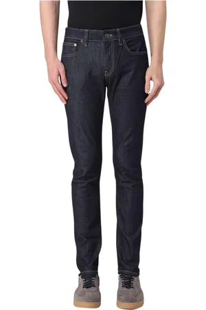 PT Torino Jeansy, Mężczyzna, Niebieski, W36, Denim, Ciemne Jeansyy Slim Fit