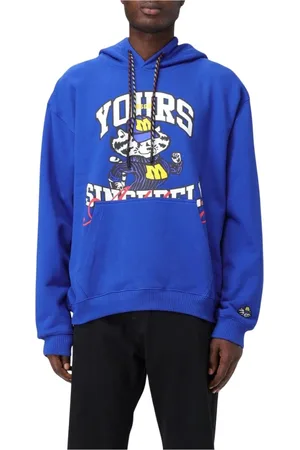 Msgm Bluzy, Mężczyzna, Niebieski, S, Miejska Maskotka Bluza