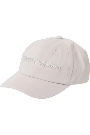 Emporio Armani Akcesoria, Mężczyzna, Beżowy, ONE SIZE, Czapka z daszkiem w kolorze mastyksowym