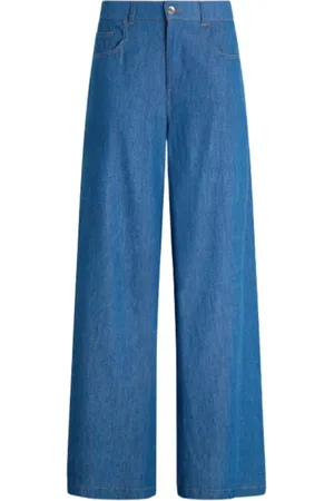 Liu Jo Jeansy, Kobieta, Niebieski, XS, Denim, Jeansyy Flare w ciemnym niebieskim denimie
