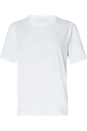 Liu Jo Koszulki, Kobieta, Biały, L, Biała Bawełniana T-shirt z okrągłym dekoltem