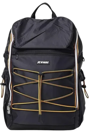 K-Way Torebki, Mężczyzna, Czarny, ONE SIZE, Stylowy Plecak Miejski z Wieloma Przegródkami