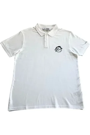 Trussardi Koszulki, Mężczyzna, Biały, XL, Biała Bawełniana Koszulka Polo Krótki Rękaw