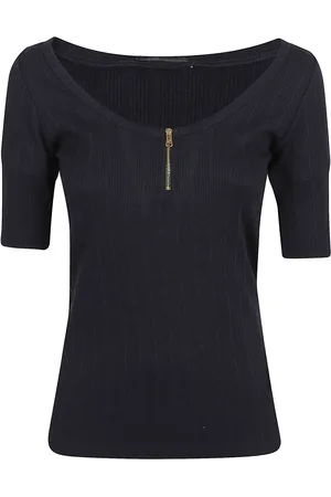 Patou Swetry, Kobieta, Czarny, S, Niebieski T-shirt Damska