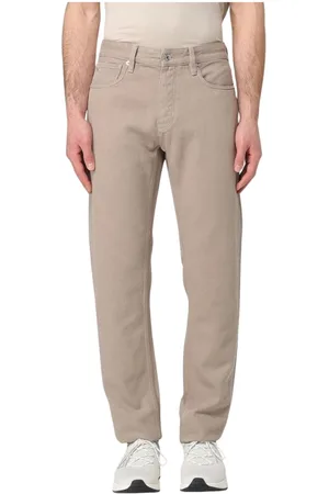 Emporio Armani Jeansy, Mężczyzna, Szary, W33, Szare Straight Leg Jeansy Stylowe Nowoczesne