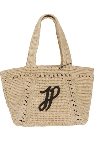 Patou Torebki, Kobieta, Beżowy, ONE SIZE, Biała Torba Shopper Elegancki Design