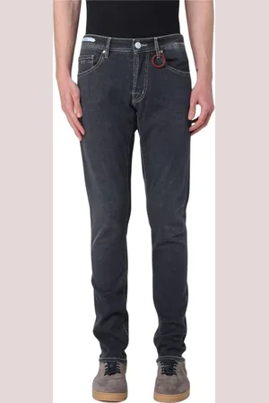 sartoria tramarossa Jeansy, Mężczyzna, Szary, W42, Szare Slim Fit Jeansy
