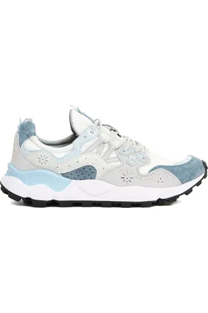 Flower Mountain Buty, Mężczyzna, Niebieski, 42 EU, Zamsz, Niebieskie Zamszowe Sneakersy Stylowe Wygodne Moda