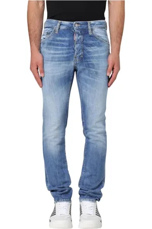 Dsquared2 Jeansy, Mężczyzna, Niebieski, L, Cool Guy Slim Fit Jeansy
