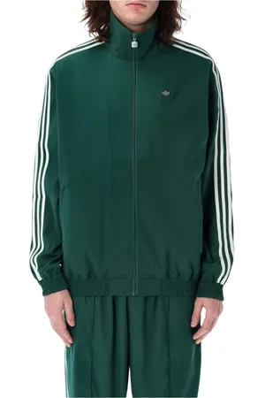 adidas Bluzy, Mężczyzna, Zielony, L, Zielony Track Top Bluza