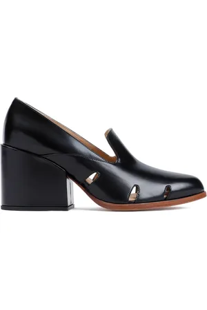 GABRIELA HEARST Buty, Kobieta, Czarny, 39 EU, Czarne Skórzane Czółenka z Półokrągłym Nosem