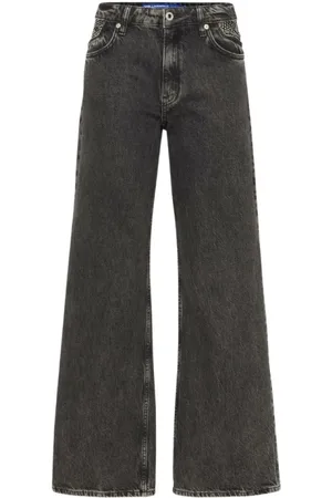 Karl Lagerfeld Jeansy, Kobieta, Czarny, W30, Denim, Jeansy baggy