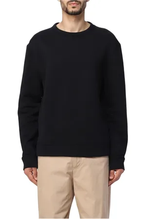 Lanvin Bluzy, Mężczyzna, Czarny, S, Czarny sweter z długim rękawem