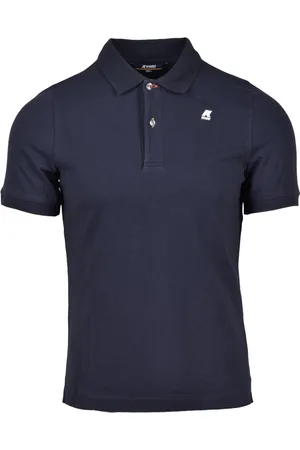 K-Way Koszulki, Mężczyzna, Niebieski, 2XL, Polo z bawełny i elastanu