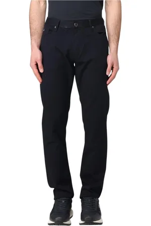 Emporio Armani Jeansy, Mężczyzna, Niebieski, W33, Beżowe Dżinsy Straight Leg dla Mężczyzn