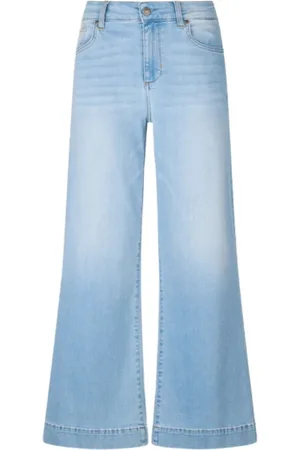 Liu Jo Jeansy, Kobieta, Niebieski, W25, Denim, Jeansyy Flare Cropped w Kolorze Denimu
