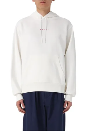 Marni Bluzy, Mężczyzna, Biały, XL, Biała Bluza Męska