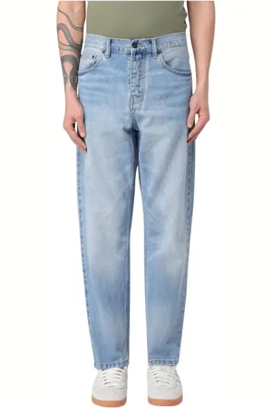 Carhartt Jeansy, Mężczyzna, Niebieski, W31, Denim, Jasne Jeansyy Regular