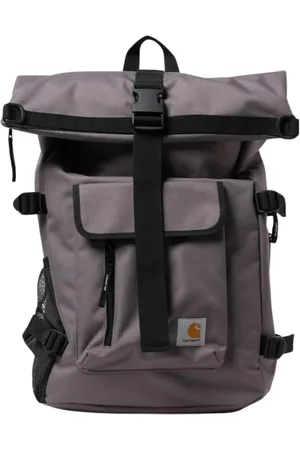 Carhartt Torebki, Mężczyzna, Szary, ONE SIZE, Szary Plecak Rolltop z Wieloma Komorami