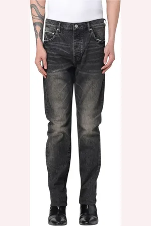 Purple Brand Jeansy, Mężczyzna, Czarny, W34, Nowoczesne Czarne Dżinsy Skinny Fit