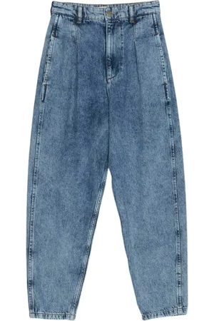 Twin-Set Jeansy, Kobieta, Niebieski, W29, Denim, Denim Jeansy o prostym krojuy