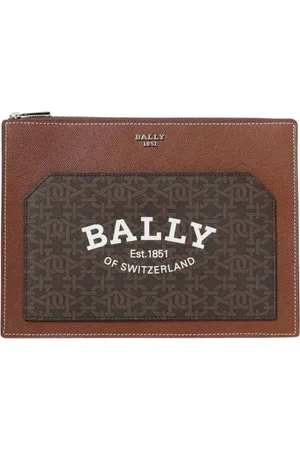 Bally Torebki, Mężczyzna, brązowy, ONE SIZE, Torba na ramię z chropowatą skórą