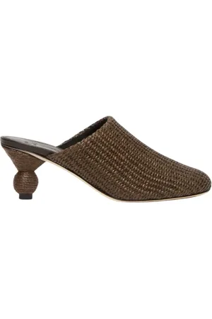 Max Mara Buty, Kobieta, brązowy, 38 EU, Stylowe otwarte mule