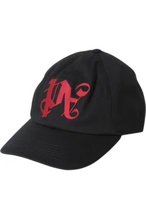 Palm Angels Akcesoria, Mężczyzna, Czarny, ONE SIZE, Czarna Czapka Baseballowa Stylowy Dodatek
