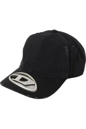 Diesel Akcesoria, Mężczyzna, Czarny, ONE SIZE, Urban Metal Accent Baseball Cap