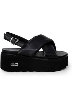 Cult Buty, Kobieta, Czarny, 41 EU, Czarna Sandał Platforma Elegancki Styl