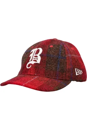 New Era Akcesoria, Mężczyzna, Czerwony, M, Czerwona Krateczka Baseballówka