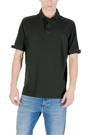 Armani Exchange Koszulki, Mężczyzna, Zielony, XL, Elegancka Koszulka Polo dla Mężczyzn
