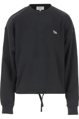 Maison Kitsuné Bluzy, Kobieta, Szary, M, Bawełniany sweter z logo małego lisa