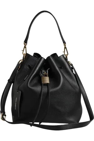 Dolce & Gabbana Pre-owned, Kobieta, Czarny, ONE SIZE, Czarna Skórzana Torba na Ramię