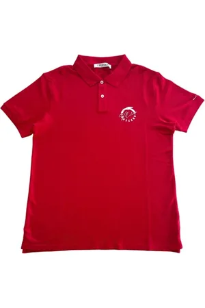 Trussardi Koszulki, Mężczyzna, Czerwony, L, Czerwony Polo z Bawełny Krótki Rękaw