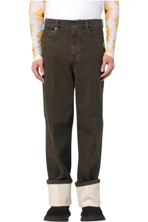 J.W.Anderson Jeansy, Mężczyzna, Szary, W33, Szare Relaxed Fit Jeansy