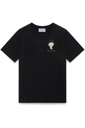 Casablanca Koszulki, Mężczyzna, Czarny, L, T-shirt Tęczowy Grzyb