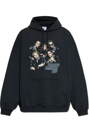 Vetements Bluzy, Mężczyzna, Czarny, M, Bluza z nadrukiem