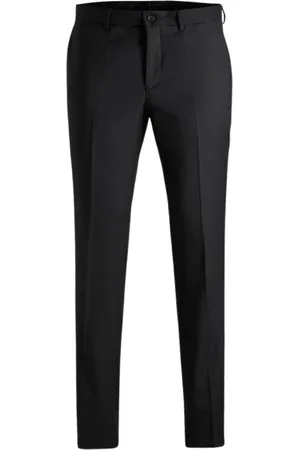 JACK & JONES Spodnie, Mężczyzna, Czarny, 2XL, Czarne Spodnie Slim Fit Model 12141112