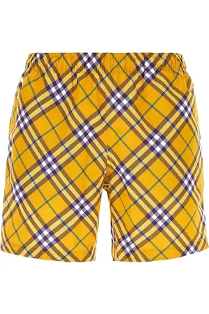 Burberry Stroje kąpielowe, Mężczyzna, Żółty, XS, Poliester, Kostium na Halloween