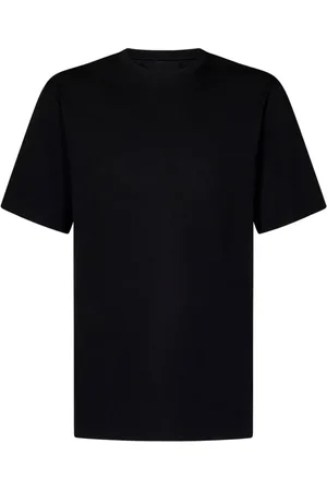 Jil Sander Koszulki, Mężczyzna, Czarny, M, Czarna Bawełniana Koszulka z Okrągłym Dekoltem