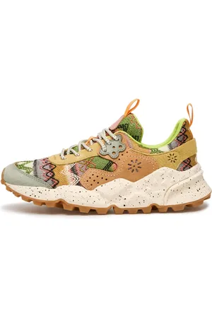 Flower Mountain Buty, Kobieta, Wielobarwność, 37 EU, Suede and fabric sneakers Kotetsu Woman
