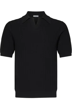 Malo Koszulki, Mężczyzna, Czarny, 2XL, Czarny Sweter z Krótkimi Rękawami