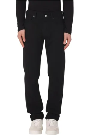 Emporio Armani Jeansy, Mężczyzna, Czarny, W33, Szare Straight Leg Jeansy Stylowe Nowoczesne