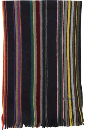 Paul Smith Akcesoria, Mężczyzna, Wielobarwność, ONE SIZE, Paski wełniany szal