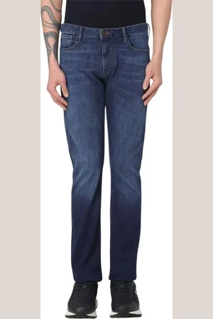 Emporio Armani Jeansy, Mężczyzna, Niebieski, W30, Klasyczne Niebieskie Jeansyy